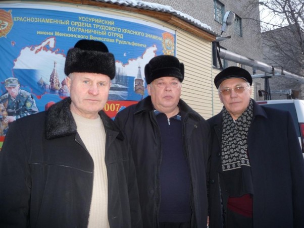 С лева направо: Лобов Иван Яковлевич, Бабанский Юрий Васильевич и Лопатин Юрий Иннокентьевич